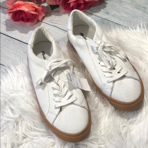 NWT Madewell Sidewalk Canvas Low Top Sneakers - Picture 5 of 10